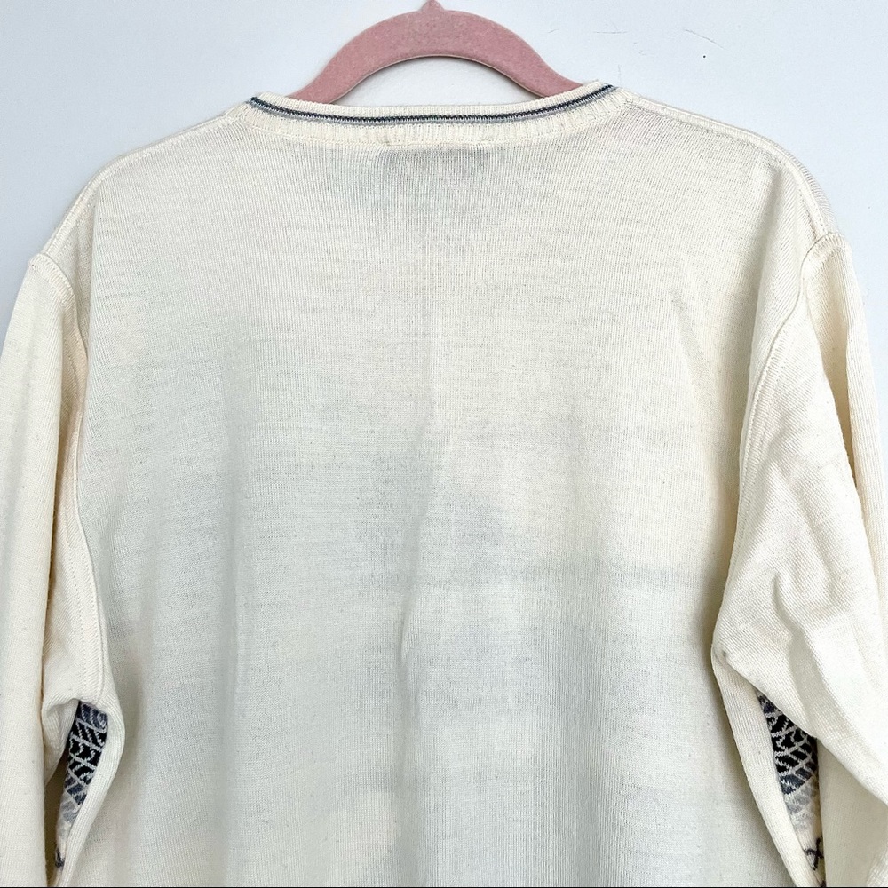 Pulltonic Wool / Cotton Blend Sweater - Picture 15 of 16